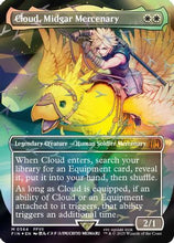 Cloud, Midgar Mercenary (Borderless) (Chocobo Track Foil) (FIN-564) - FINAL FANTASY Foil