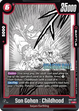 Son Gohan : Childhood - SB02-007 (SB02-007) - Manga Booster 02 Holofoil