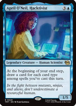 April O'Neil, Hacktivist (TMT-029) - Teenage Mutant Ninja Turtles Foil
