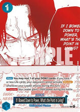 If I Bowed Down to Power, What's the Point in Living? (3rd Anniversary Treasure Campaign Pack) (OP13-057) - One Piece Promotion Cards Foil