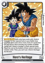 Hero's Heritage (FB08-119) - Saiyans Pride Holofoil