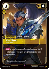 Xin Zhao - Vigilant (176/221) - Spiritforged Foil