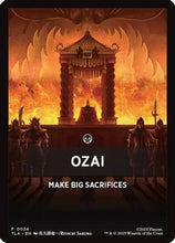 Ozai Theme Card (TLA-024) - Avatar: The Last Airbender