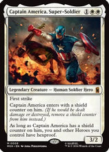 Captain America, Super-Soldier (MSH-009) - Marvel Super Heroes Foil