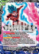 Son Goku // SSB Kaio-Ken Son Goku, Striking a God (BT29-085) - Fearsome Rivals