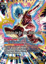Son Goku // SSB Kaio-Ken Son Goku, Striking a God (SLR) (BT29-085) - Fearsome Rivals Foil