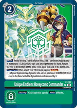 Unique Emblem: Honeycomb Commander (Dawn of Liberator Box Topper) (P) - Digimon Promotion Cards Foil