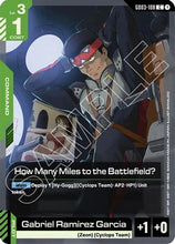 How Many Miles to the Battlefield? (GD03-108) - Steel Requiem