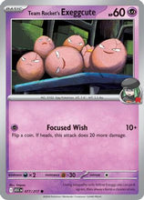 Team Rocket's  exeggcute 77 - ME Ascended Heroes Reverse Holofoil
