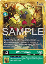 Wormmon - BT12-047 (Gold Border) (BT12-047) - Advanced Booster Digimon Generation Foil