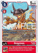 Greymon - AD1-001 (World Championship 26–27 Regionals Season 1) (AD1-001) - Advanced Booster Digimon Generation Foil