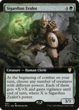 Sigardian Zealot (Extended Art) [Innistrad: Midnight Hunt Commander]