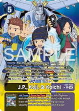 J.P., Koji, & Koichi (Alternate Art) (AD1-023) - Advanced Booster Digimon Generation Foil