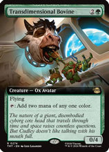 Transdimensional Bovine (Extended Art) (TMT-274) - Teenage Mutant Ninja Turtles Foil