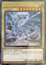 Blue-Eyes White Dragon (World Championship Qualifier) (25YC-ENP01) - Yu-Gi-Oh! Championship Series 2025 Prize Cards Limited