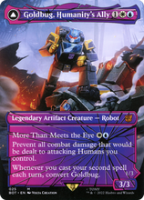 Goldbug, Humanity's Ally // Goldbug, Scrappy Scout (Shattered Glass) [Transformers]