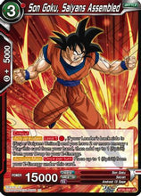 Son Goku, Saiyans Assembled (BT30-005) - Three Glorious Fighters Foil