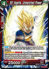 SS Vegeta, Unmatched Power (BT30-008) - Three Glorious Fighters Foil