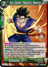 Son Gohan, Peaceful Respite (BT30-048) - Three Glorious Fighters Foil