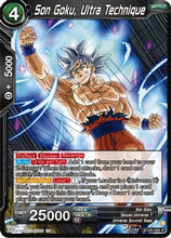 Son Goku, Ultra Technique (BT30-085) - Three Glorious Fighters