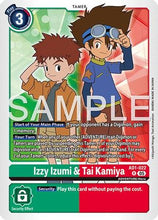Izzy Izumi & Tai Kamiya (AD1-022) - Advanced Booster Digimon Generation Foil