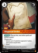 Disposal Order (103/219) - Unleashed
