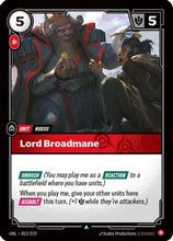 Lord Broadmane (012/219) - Unleashed