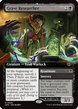 Grave Researcher (Extended Art) (SOS-325) - Secrets of Strixhaven