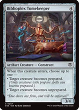 Biblioplex Tomekeeper (SOS-247) - Secrets of Strixhaven Foil