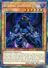 Bystial Saronir (Platinum Secret Rare) (RA05-EN023) - Rarity Collection 5 1st Edition