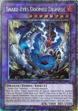 Snake-Eyes Doomed Dragon (Platinum Secret Rare) (RA05-EN039) - Rarity Collection 5 1st Edition