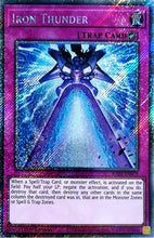 Iron Thunder (Platinum Secret Rare) (RA05-EN079) - Rarity Collection 5 1st Edition