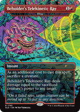 Fling (SLD-1795) - Secret Lair Drop / Beholder's Telekinetic Ray (Borderless)