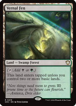 Vernal Fen (SOC-419) - Commander: Secrets of Strixhaven