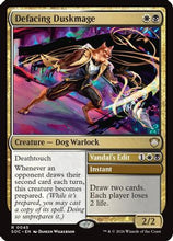 Defacing Duskmage (SOC-045) - Commander: Secrets of Strixhaven