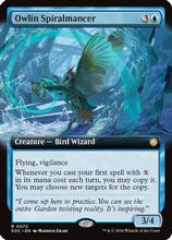 Owlin Spiralmancer (Extended Art) (SOC-072) - Commander: Secrets of Strixhaven