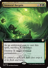 Immoral Bargain (Extended Art) (SOC-095) - Commander: Secrets of Strixhaven