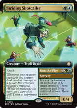 Striding Shotcaller (Extended Art) (SOC-098) - Commander: Secrets of Strixhaven
