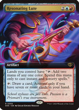 Resonating Lute (Extended Art) (SOS-355) - Secrets of Strixhaven Foil