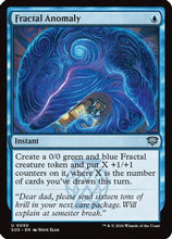 Fractal Anomaly (SOS-050) - Secrets of Strixhaven Foil