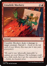 Unsubtle Mockery (SOS-136) - Secrets of Strixhaven