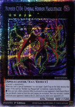 Number C104: Umbral Horror Masquerade (Starlight Rare) (RA05-EN046) - Rarity Collection 5 1st Edition