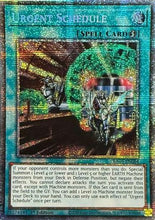 Urgent Schedule (Starlight Rare) (RA05-EN064) - Rarity Collection 5 1st Edition