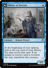 Delver of Secrets // Insectile Aberration (-060) - Innistrad Remastered Foil