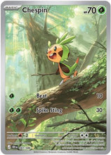 Chespin - 087/086 87 - ME04 Chaos Rising Holofoil