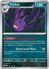 Crobat - 051/086 51 - ME04 Chaos Rising Reverse Holofoil