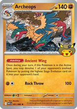 Archeops - 051 (Fossil Museum Exclusive) 51 - ME Mega Evolution Promo