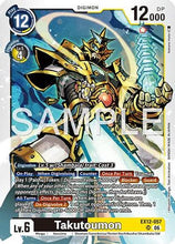 Takutoumon (EX12-057) - Digital World Shambala Foil