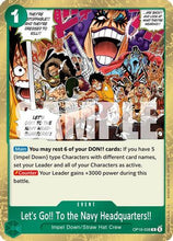Let's Go!! To the Navy Headquarters.. (OP16-038) - The Time of Battle Foil