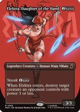 Elektra, Daughter of the Hand (Borderless) (366) (MSH-366) - Marvel Super Heroes Foil